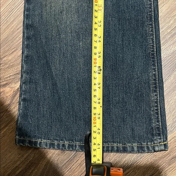 Mudd Jeans Women's Dark Blue Flare Jeans - Picture 5 of 5